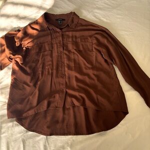 Forever 21 flannel with loose fit